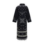 Black Wool Oves Aries Coat