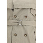 Bicolor Cotton Coat