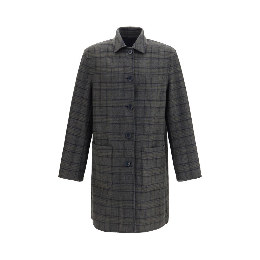 Blue Wool Oves Aries Coat