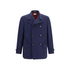 Blue Wool Oves Aries Coat
