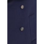 Blue Wool Oves Aries Coat