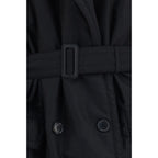 Black Wool Oves Aries Coat