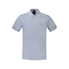Azure Cotton Men's Polo Shirt