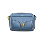 Blue Leather Womens Bag