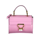 Violet Leather Women's Bag
