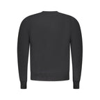 Black Fabric Men's Sweater