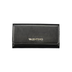 Black Polyurethane Women's Wallet