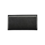 Black Polyurethane Women's Wallet