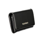 Black Polyurethane Women's Wallet