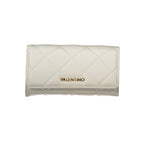 White Polyurethane Women's Wallet