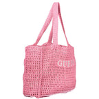 Pink Cotton Women's Shoulder Bag