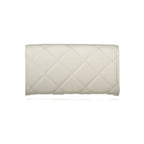 White Polyurethane Women's Wallet