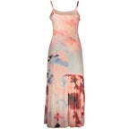 Pink Viscose Women's Dress