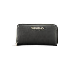 Black Polyurethane Women's Wallet