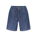 Blue Cotton Men's Jean Shorts