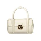 White Leather Handbag