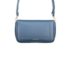 Blue Leather Handbag