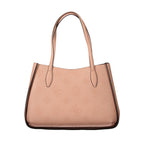 Pink Polyethylene Handbag