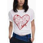 Bianco Cotton Women's T-Shirt