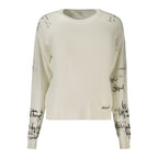 White Viscose Women's Top