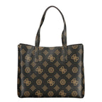Brown Polyethylene Handbag