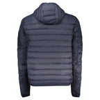 Blue Polyester Mens Jacket