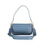 Blue Leather Handbag