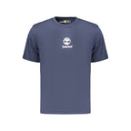 Blue Cotton Men's T-Shirt