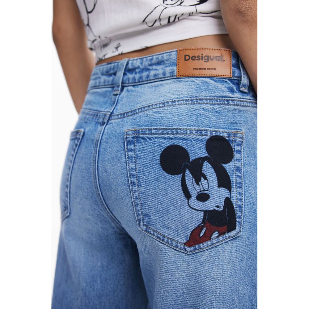 Azzurro Cotton Women's Jeans