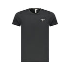 Black Cotton Men's T-Shirt