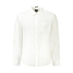 White Linen Dress Shirt