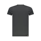 Black Cotton Men's T-Shirt