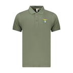 Green Cotton Polo Shirt