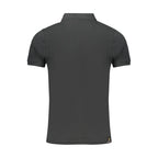 Black Cotton Polo Shirt