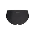 Black Elastane Swim Briefs