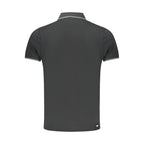 Black Cotton Polo Shirt