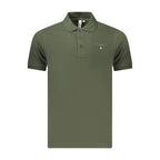 Green Cotton Men's Polo