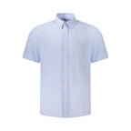 Light Blue Cotton Men's Shirt