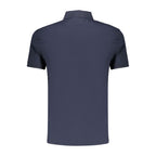 Blue Cotton Men's Polo Shirt