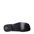Black Leather Slip-On Loafers