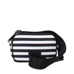 Black Fabric Crossbody Bag