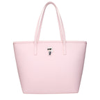 Pink Polyethylene Shoulder Bag