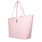 Pink Polyethylene Shoulder Bag