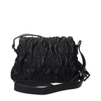 Black Polyester Crossbody Bag