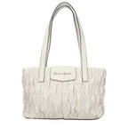 Gray Polyester Shoulder Bag
