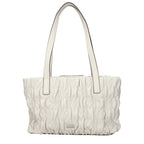 Gray Polyester Shoulder Bag