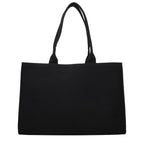 Black Fabric Shoulder Bag