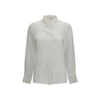 White Silk Dress Shirt