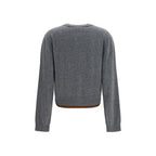 Gray Cashmere Cardigan