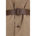 Brown Cotton Coat